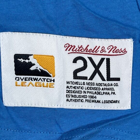 Mitchell & Ness Shirt Mens 2XL Multicolor Los Angeles Valiant OWL Play by Play‎ - Picture 7 of 12